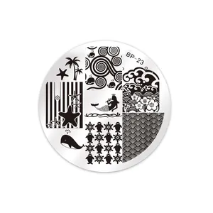 شابلون طراحی ناخن برن پرتی مدل BP-023