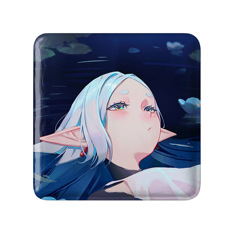 پیکسل خندالو طرح انیمه فریرن (Frieren) مدل مربعی کد 33913