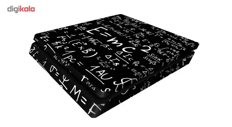 برچسب افقی پلی استیشن 4 اسلیم ونسونی طرح Emc2