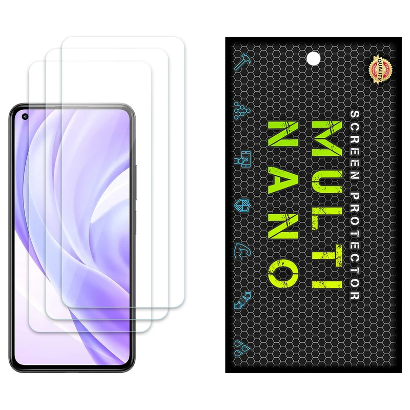 محافظ صفحه نمایش مولتی نانو مدل X-S3N مناسب برای گوشی موبایل شیائومی Mi 11 Lite بسته سه عددی