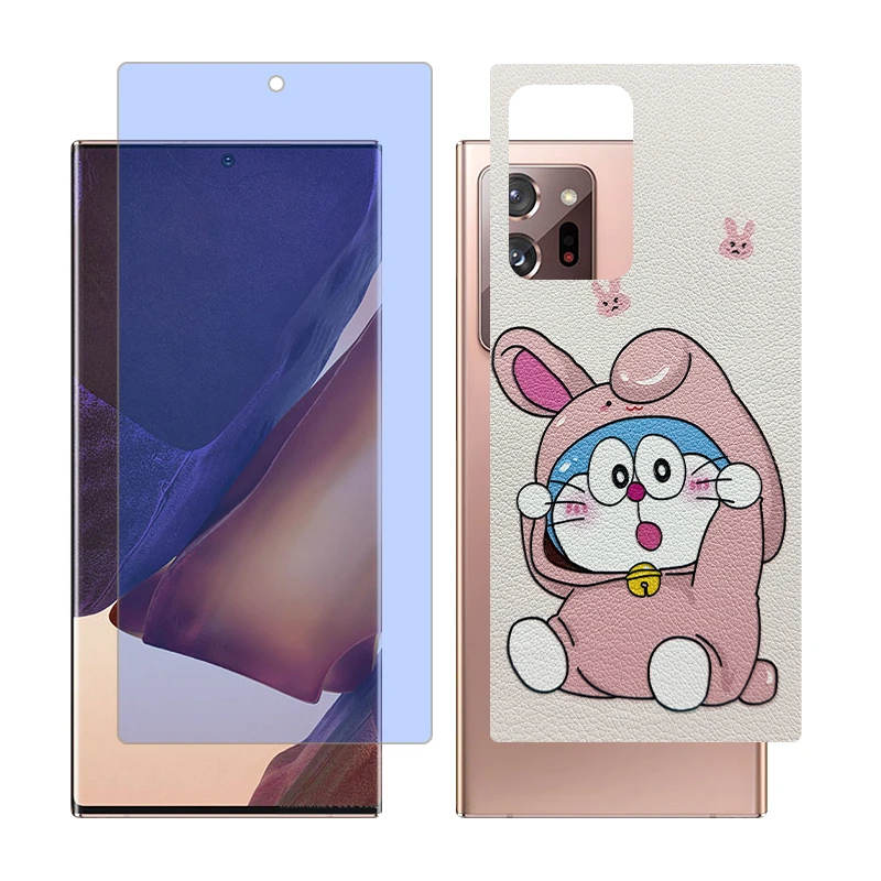 محافظ صفحه نمایش بلو کات گلس مدل together مناسب برای گوشی موبایل سامسونگ Galaxy Note20 Ultra 5G به همراه برچسب پوششی پشت گوشی