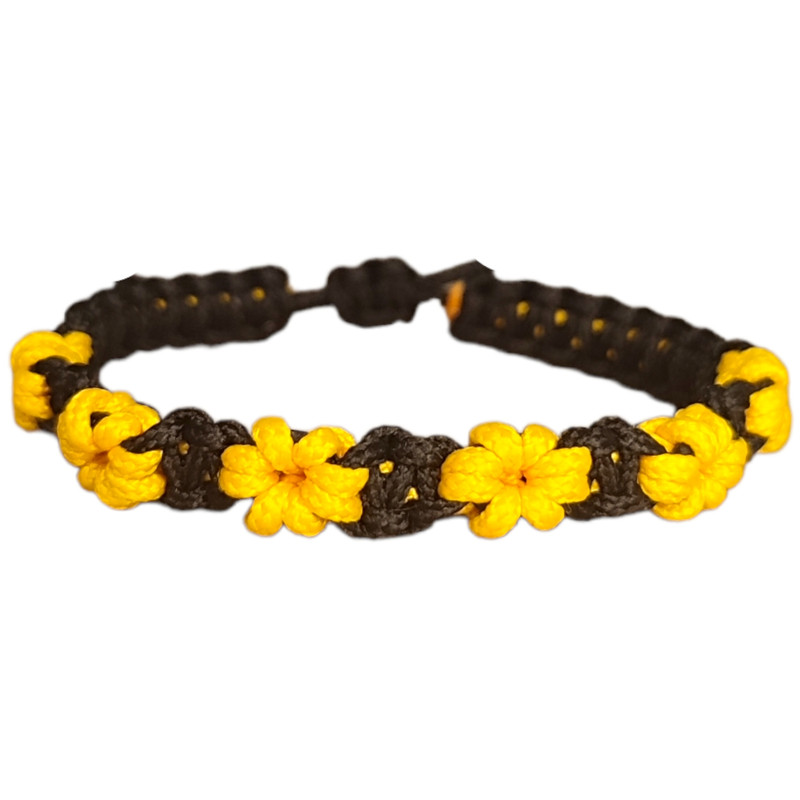 دستبند دخترانه مدل بافت گل مینیمایز دستبند دخترانه مدل بافت گل مینیمایز
