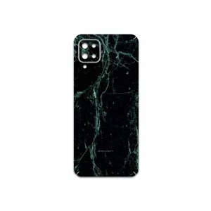 MAHOOT Graphite-Green-Marble Cover Sticker for Samsung Galaxy A12 Nacho