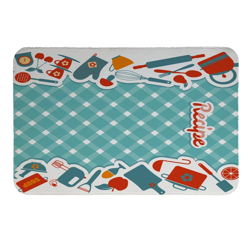  پادری طرح کیچن کد 8305 سایز 60 × 40 سانتی‌متر