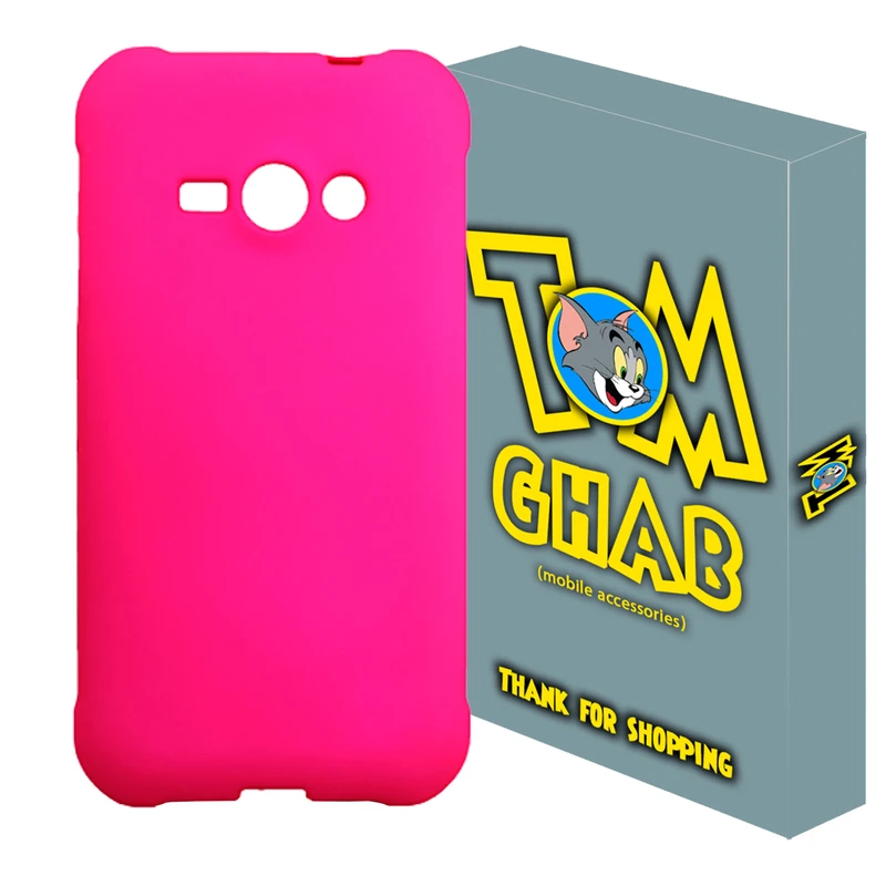 کاور تام قاب مدل سیلیکونی طرح clk مناسب برای گوشی موبایل سامسونگ Galaxy J1 Ace / J110