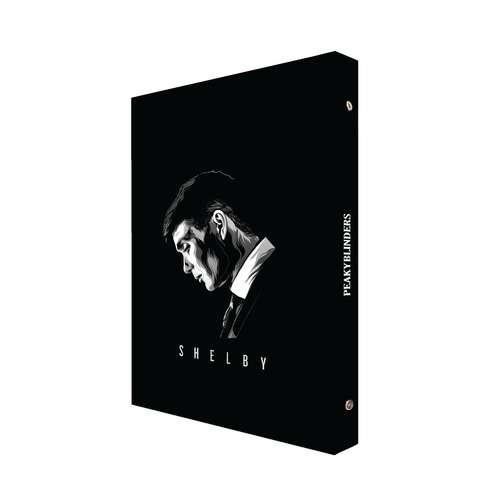 دفتر کلاسوری 100 برگ پدیده نقش مدل 26 حلقه کالکشن فیلم و سریال طرح پیکی بلایندرز Peaky Blinders کد 02