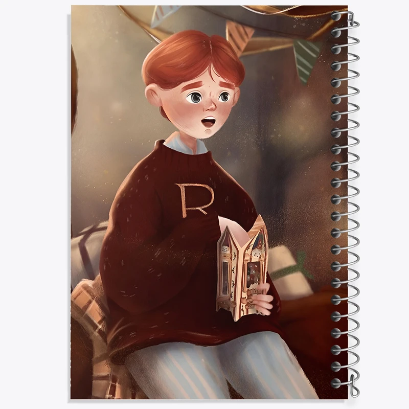 دفتر لیست خرید 50 برگ خندالو طرح ویزلی هری پاتر (Harry Potter) کد F8209