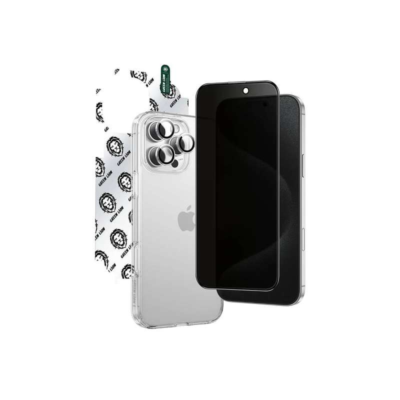 محافظ صفحه نمایش گرین لاین مدل 4in1 مناسب برای گوشی موبایل اپل iPhone 16 Pro به همراه محافظ پشت گوشی و محافظ لنز و کاور محافظ صفحه نمایش گرین لاین مدل 4in1 مناسب برای گوشی موبایل اپل iPhone 16 Pro به همراه محافظ پشت گوشی و محافظ لنز و کاور