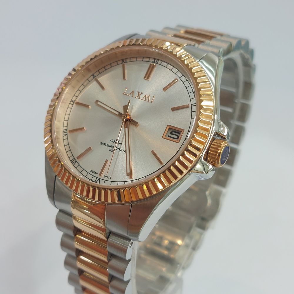 ست ساعت مچی عقربه ای زنانه و مردانه لاکسمی مدل 8506e - 8506l 5