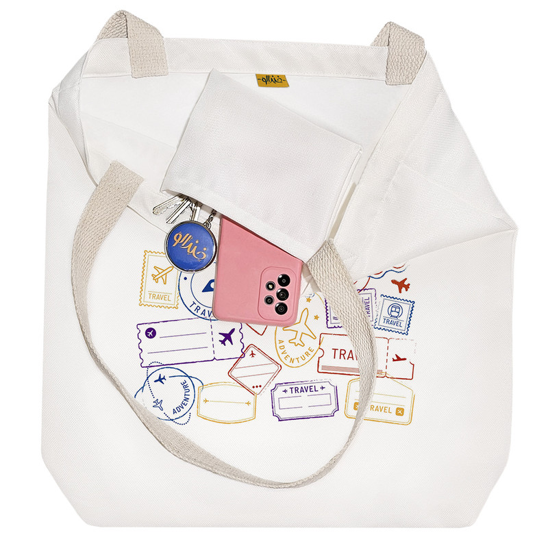 ساک خرید خندالو طرح سفر کد 10208