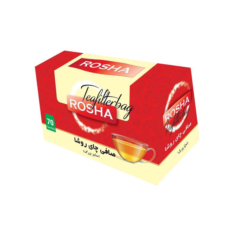 فیلتر چای روشا مدل RL بسته 70 عددی