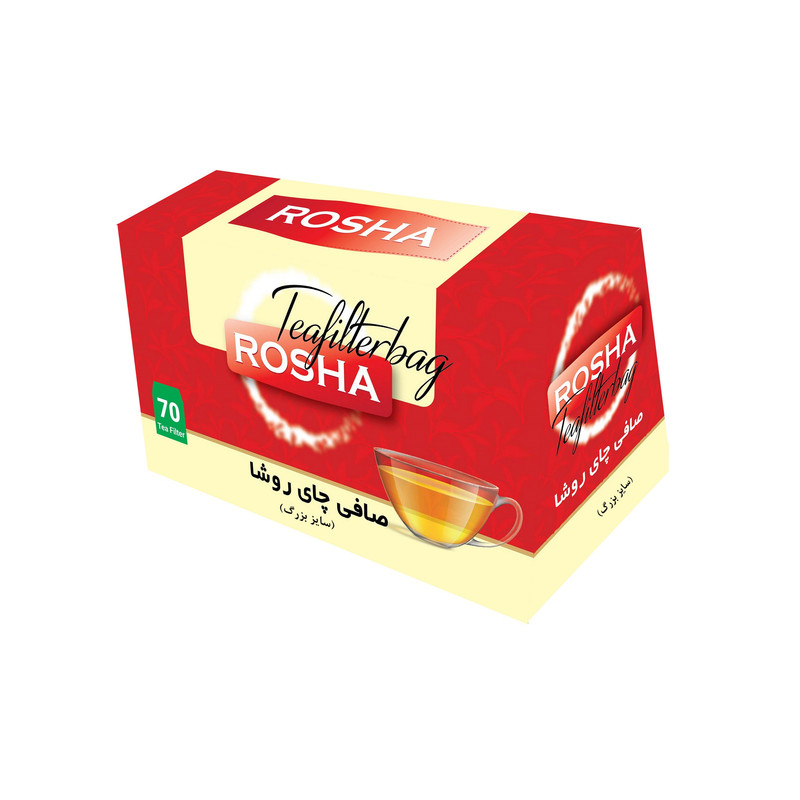 فیلتر چای روشا مدل RL بسته 70 عددی