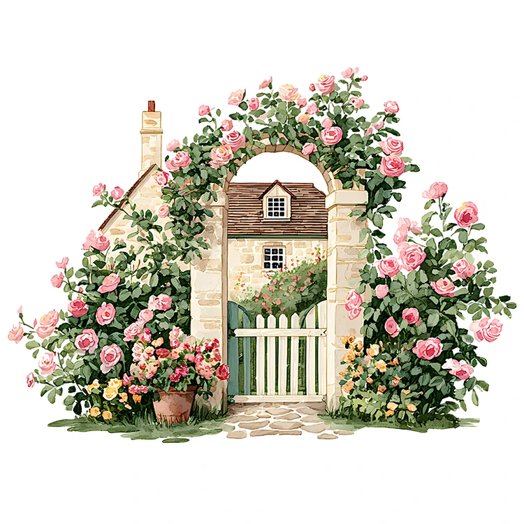 استیکر پارچه و لباس پاد آفرین مدل منظره کد S9031