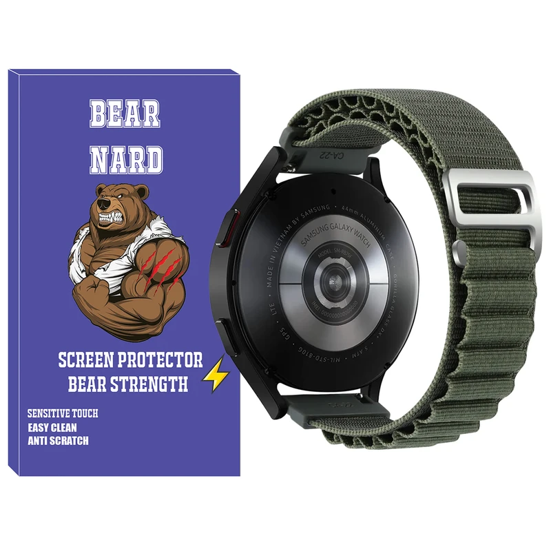 بند برنارد مدل Alpine-BR مناسب برای ساعت هوشمند سامسونگ Galaxy Watch 4 40mm / Watch 4 44mm / Watch 4 Classic 42mm / Watch 4 Classic 46mm