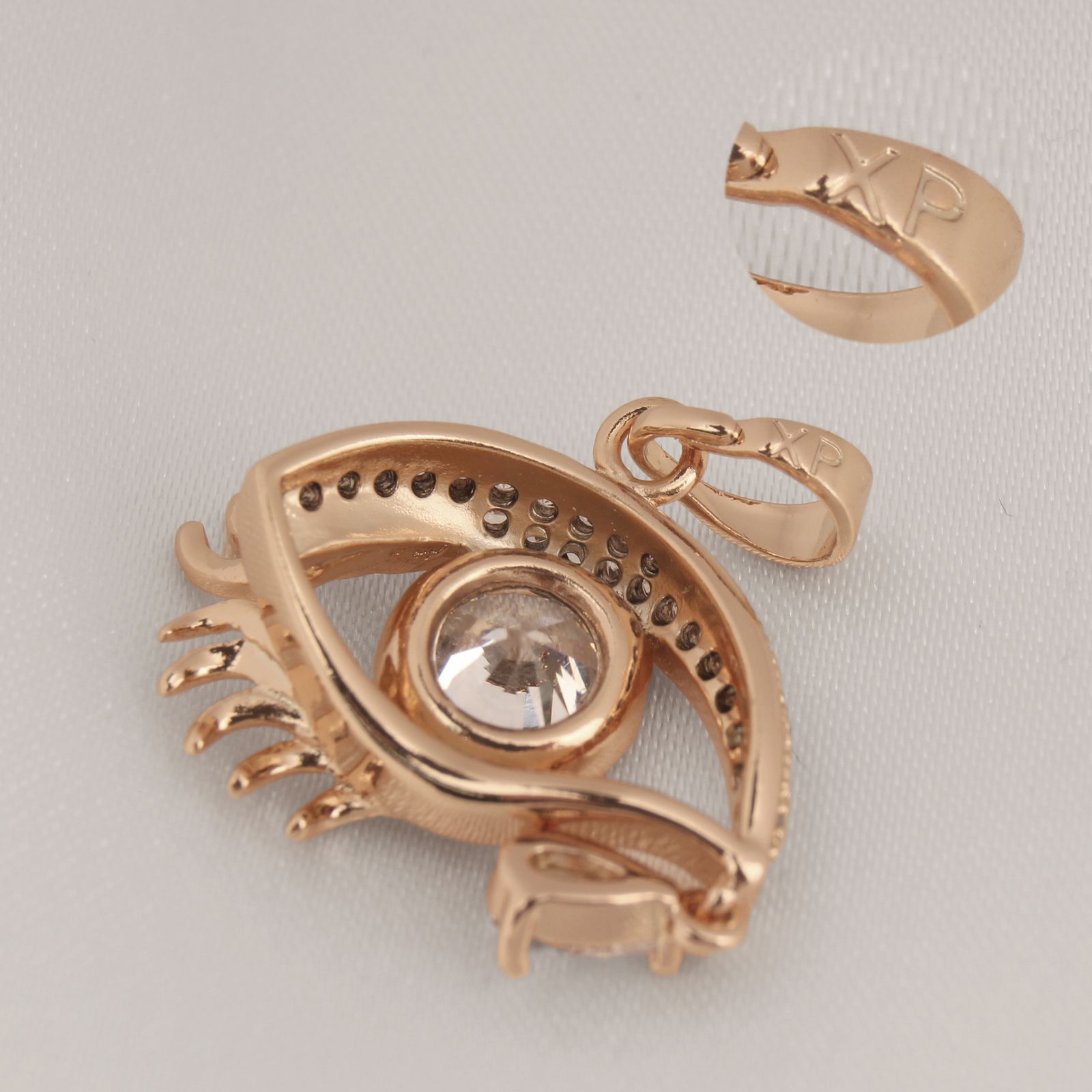 آویز گردنبند زنانه ژوپینگ مدل چشم نگيني کد TP-317 -  - 2