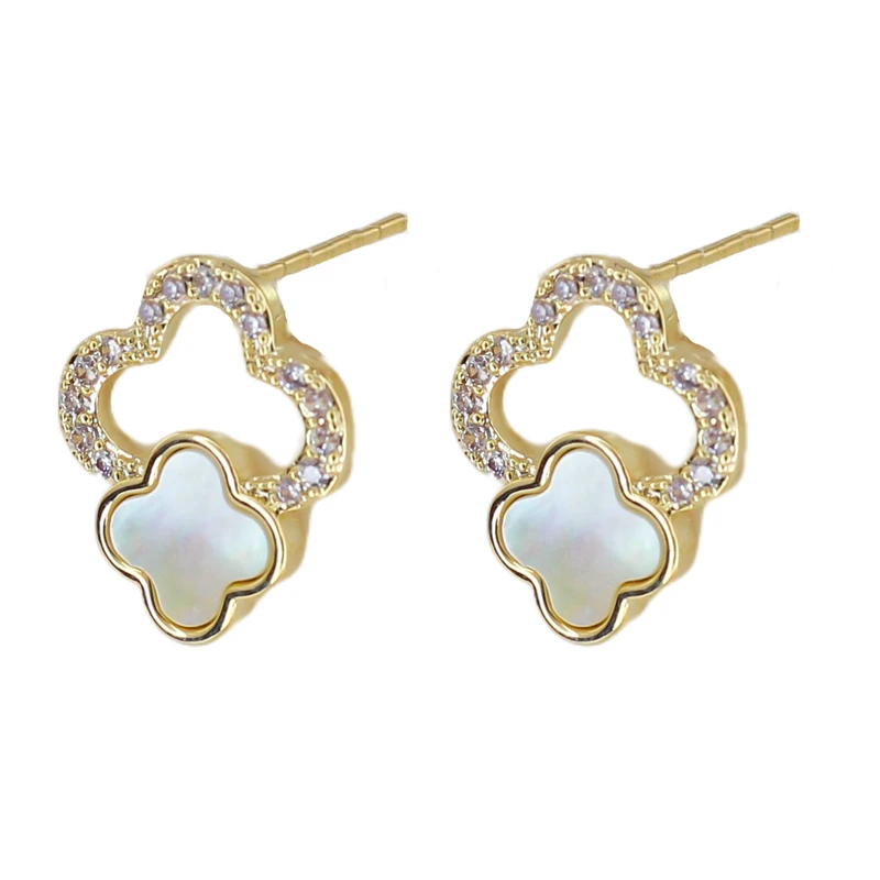 گوشواره میخی زنانه زودیکا مدل گل کد AAC1086