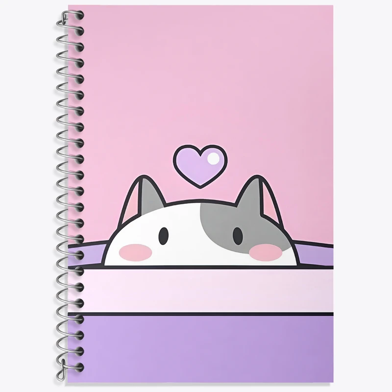 دفتر نت موسیقی 50 برگ خندالو طرح گربه بامزه کد N5145