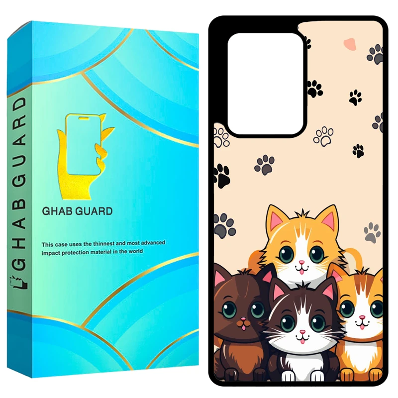 کاور قاب گارد طرح گربه مدل GCHPS20U مناسب برای گوشی موبایل سامسونگ Galaxy S20 Ultra 4G / Galaxy S20 Ultra 5G