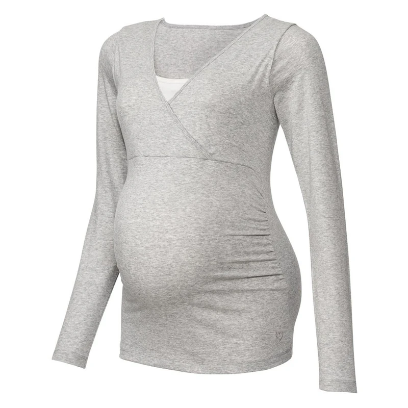 تی شرت آستین بلند بارداری اسمارا مدل 8992649