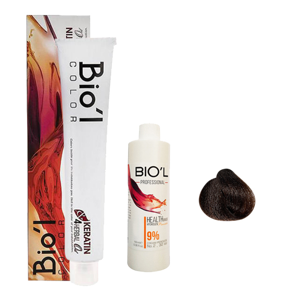 کیت رنگ مو بیول سری SUPER BLONDE شماره 6.41 حجم 100 میلی لیتر رنگ بلوند اخرایی تیره  