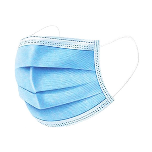 ماسک تنفسی سه لایه مدل face mask بسته 50 عددی