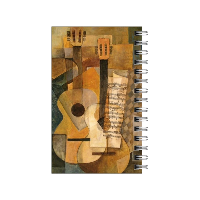 دفترچه یادداشت مدل to do list طرح گیتار کد 6863780