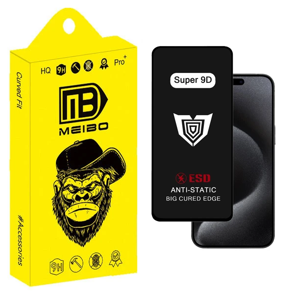 محافظ صفحه نمایش میبو مدل Super 9D Touch مناسب برای گوشی موبایل اپل Iphone 15 Pro