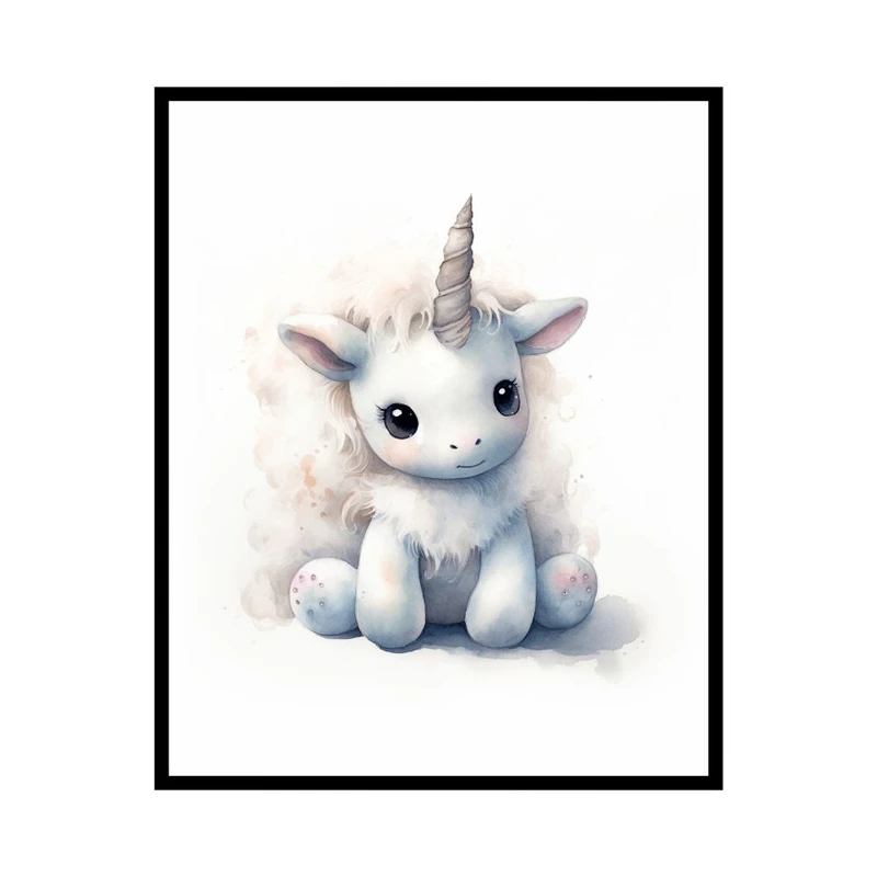 پوستر مدل اسب تک شاخ