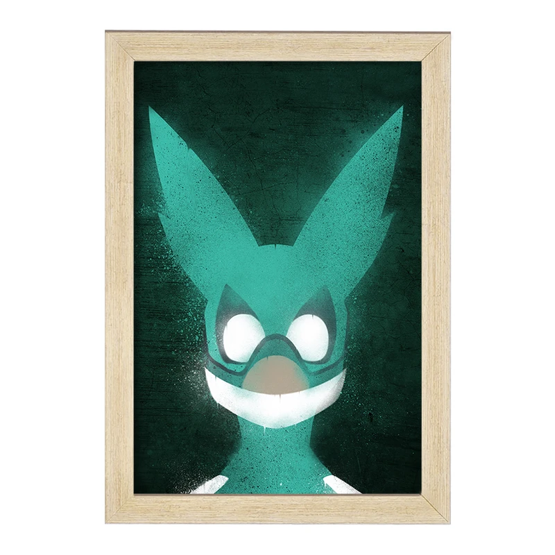 تابلو خندالو مدل دکو انیمه آکادمی قهرمان من  کد 16145