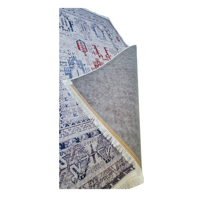 فرش پارچه ای مدل فرشینه طرح پاذیر کد 111