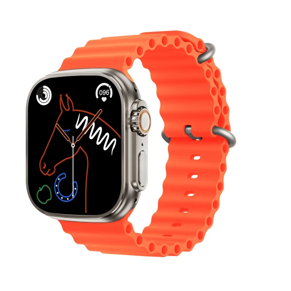 ساعت هوشمند 49 میلی‌متری هیوامی مدل Ultra Vero با بند سیلیکونی