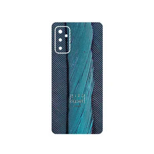 MAHOOT Turquoise feathers Cover Sticker for Samsung Galaxy M52 5G