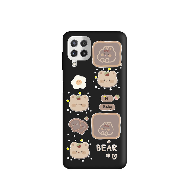 کاور طرح خرس بییر کد FF360 مناسب برای گوشی موبایل سامسونگ Galaxy A22 4G