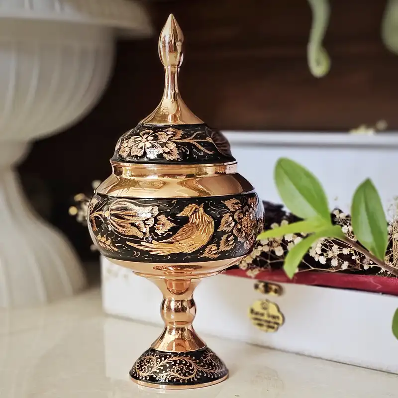 شکلات خوری مسی مدل الماس تراش کد JR-28