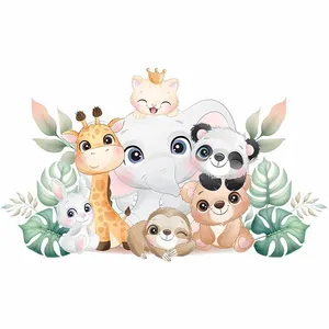 استیکر دیواری کودک راتیانا مدل animal group