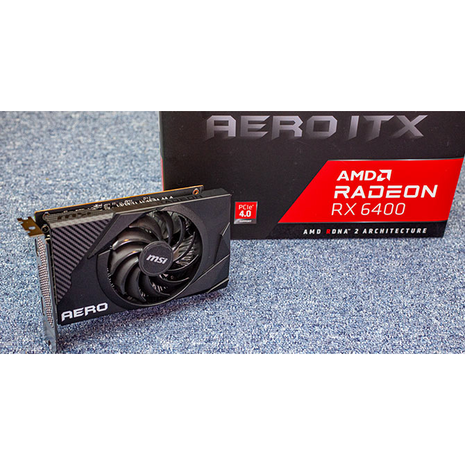 قیمت و خرید کارت گرافیک ام اس آی مدل Radeon RX 6400 AERO ITX 4G