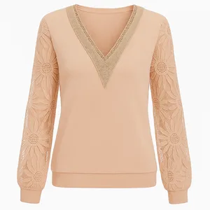 بلوز آستین بلند یقه هفت زنانه مدل نازنین کد ۹۸