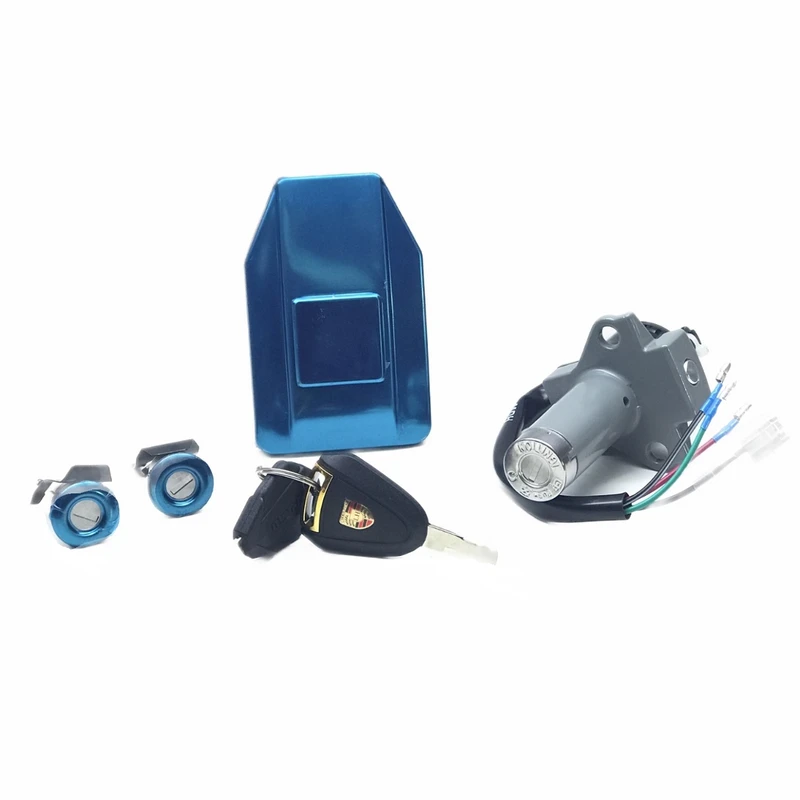 سوییچ و قفل و درب باک موتور سیکلت مدل MDH CGL -125 مناسب برای سی جی ال مجموعه 8 عددی