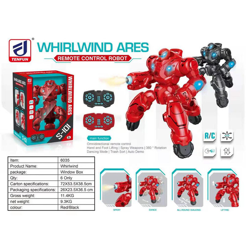 ربات کنترلی مدل Whirlwind Ares robot کد S101