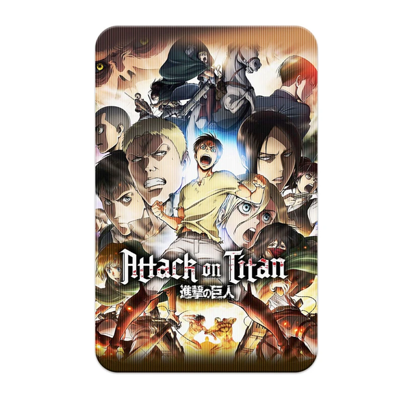 استیکر کارت پرمانه مدل سه بعدی طرح Attack on Titan کد pm3d.546