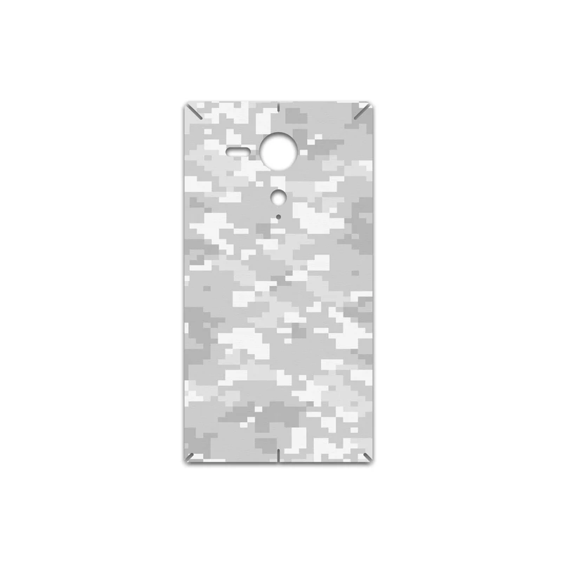 برچسب پوششی ماهوت مدل Army-Snow-Pixel مناسب برای گوشی موبایل سونی Xperia SP