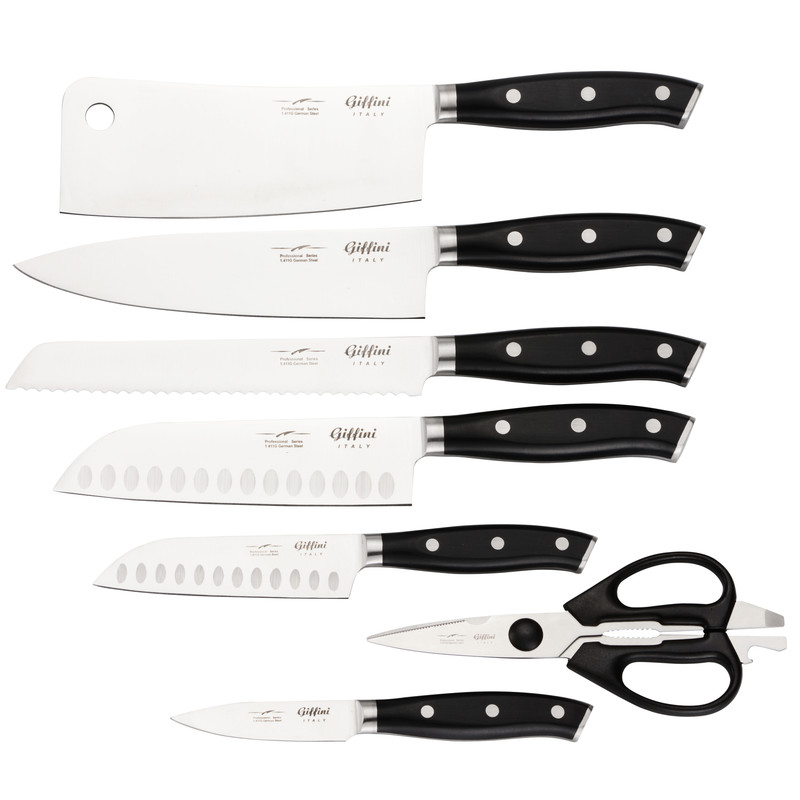 سرویس چاقو آشپزخانه 8 پارچه  جی فی نی کد 2301
