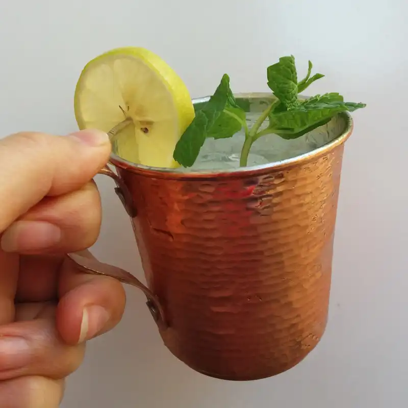 لیوان مسی مدل راسته کد ZH09