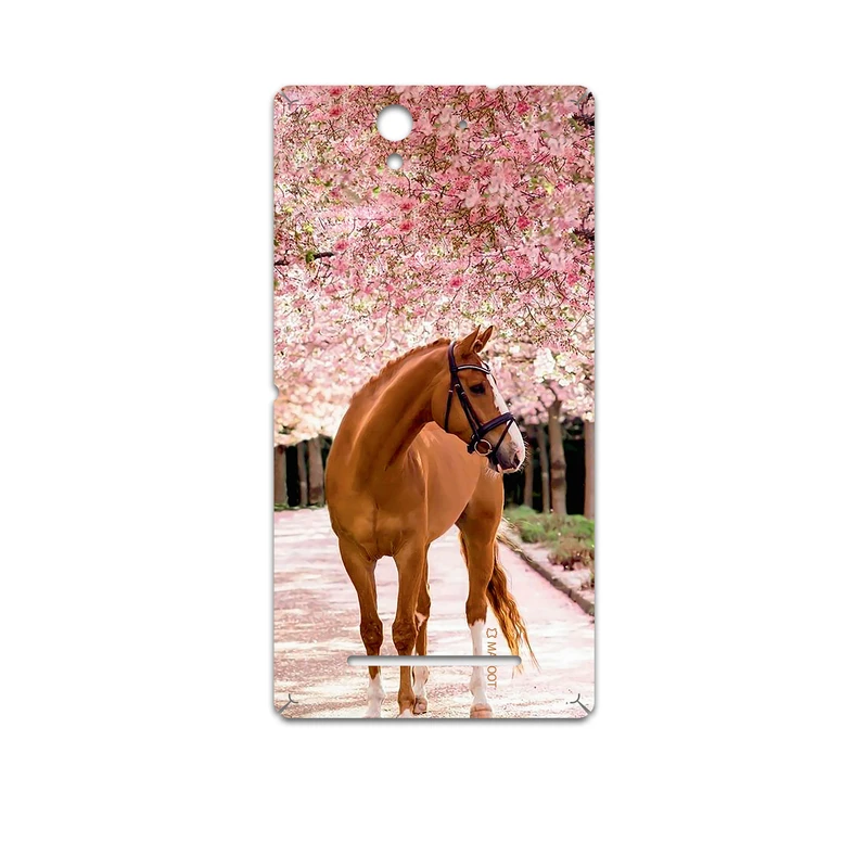برچسب پوششی ماهوت مدل Horse-1 مناسب برای گوشی موبایل سونی Xperia C3 Dual