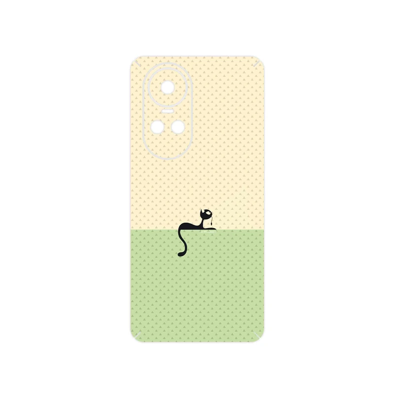 برچسب پوششی ماهوت مدل Minimal Internet Cat Icon مناسب برای گوشی موبایل اپو Reno 10 5G