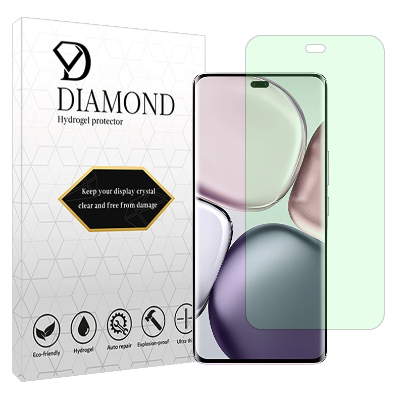 محافظ صفحه نمایش آنتی گرین دیاموند مدل هیدروژلی مناسب برای گوشی موبایل آنر X9c