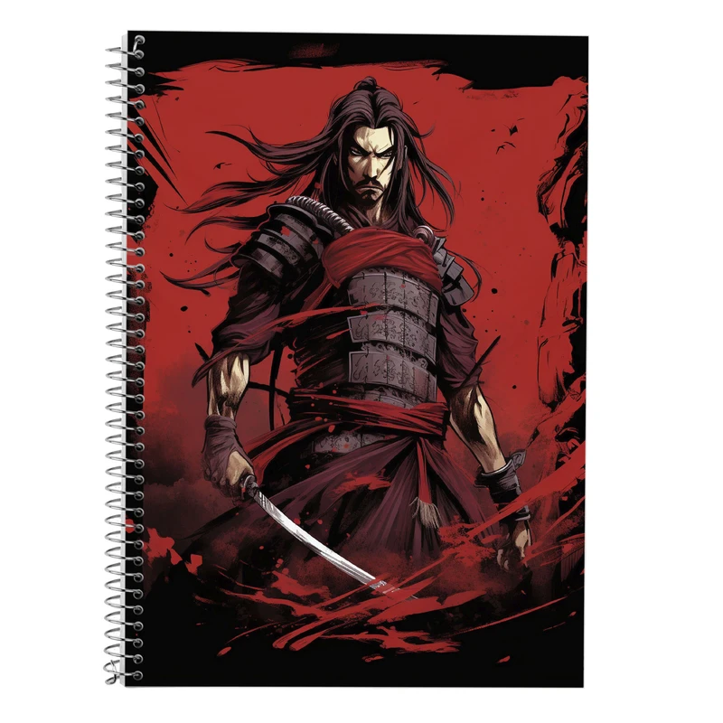 دفتر زبان 50 برگ مدوپد مدل دوخط طرح Fullmetal Alchemist کد DF2287