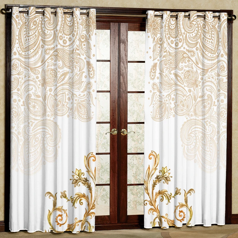 پرده مدل مخمل پانچی کد 1874T2 سایز 200x140 سانتی متر