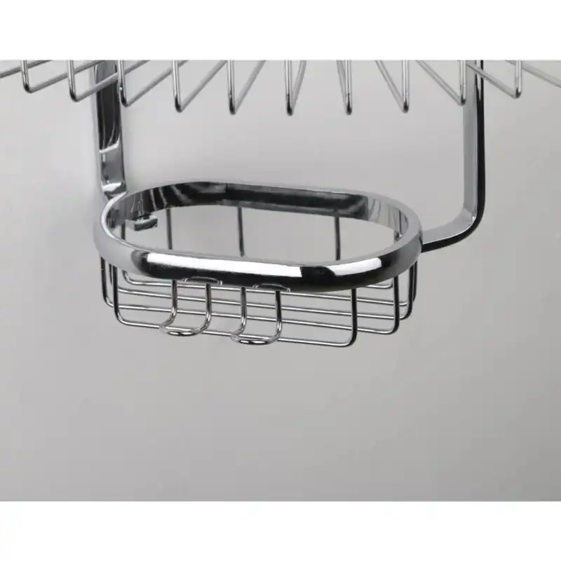 قفسه حمام ایلگار مدل استیل دو طبقه کد LV2