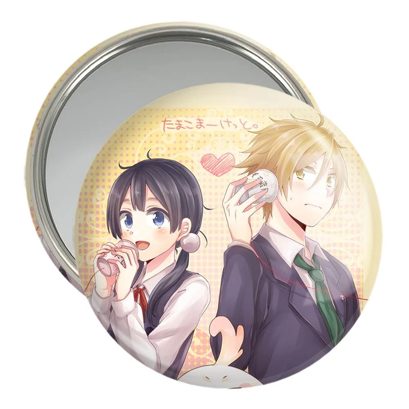 آینه جیبی خندالو مدل موچیزو و تاماکو انیمه فروشگاه تاماکو Tamako Market  کد 22528